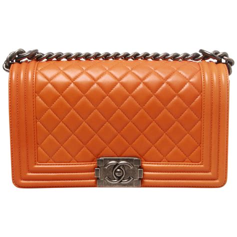 chanel boy bag orange|Chanel Boy Bags .